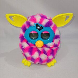 Furby Boom 2013 Pink Purple Diamonds Electronic Toy Interactive Pet